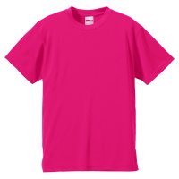 ピンク United Athle 4.7oz ドライシルキータッチTシャツ（キッズ） 5088-02