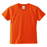 オレンジ United Athle 5.6oz Tシャツ（キッズ） 5001-02