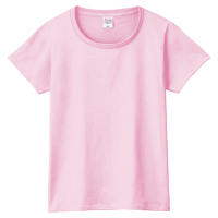 ピンク 定番 綿100％生地Tシャツ（レディース） 085-CVT