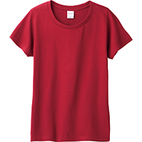 定番 綿100％生地Tシャツ（レディース） 085-CVT