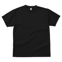 ブラック 速乾 ドライ生地Tシャツ（レディース） 300-ACT