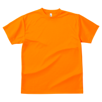 オレンジ 速乾 ドライ生地Tシャツ（レディース） 300-ACT
