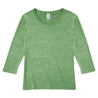 グリーン TRUSS 4.4oz トライブレンド 七分袖Tシャツ（レディース） TBL-117