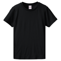 ブラック United Athle 5.6oz Tシャツ（レディース） 5001-03