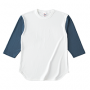 Cross Stitch 6.2oz オープンエンド ベースボール 七分袖Tシャツ OE1230