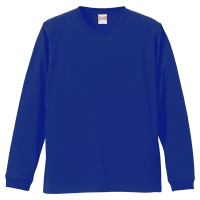 ブルー United Athle 5.6oz 長袖Tシャツ（1.6インチリブ） 5011-01