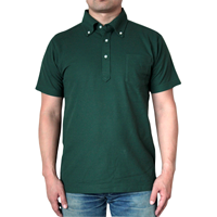 United Athle 5.3oz ドライCVCボタンダウンポロシャツ（ポケット付） 5051-01