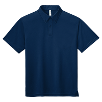 ブルー GLIMMER 4.4オンス　ドライ　ボタンダウンポロシャツ（ポケット無し） 313-ABN　