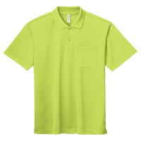 グリーン GLIMMER 4.4oz ドライポロシャツ（ポケット付） 330-AVP