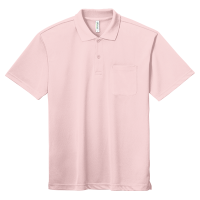 ピンク GLIMMER 4.4oz ドライポロシャツ（ポケット付） 330-AVP