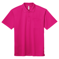 ピンク GLIMMER 4.4oz ドライポロシャツ（ポケット付） 330-AVP