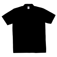 ブラック Printstar 4.9oz カジュアルポロシャツ 193-CP