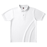 ホワイト TRUSS 5.0oz ベーシックスタイル ポロシャツ VSN-267