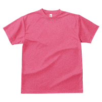 ピンク 反射プリント ドライTシャツ 300-ACT