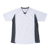 ホワイト wundou ベーシックサッカーシャツ P-1910