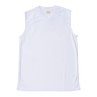ホワイト wundou ベーシックバスケットシャツ P-1810