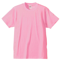 ピンク コスパ抜群 ライト生地Tシャツ 5806-01