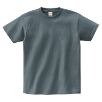 ブルー 定番 綿100％生地Tシャツ 085-CVT