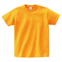 オレンジ 定番 綿100％生地Tシャツ 085-CVT