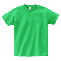 グリーン 定番 綿100％生地Tシャツ 085-CVT