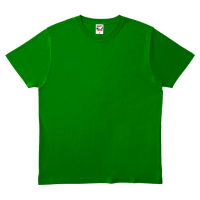 グリーン 定番綿100％ シルエットにこだわったTシャツ GAT-500