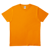 オレンジ 定番綿100％ シルエットにこだわったTシャツ GAT-500