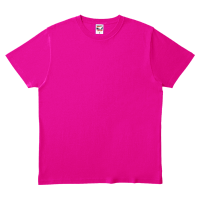 ピンク 定番綿100％ シルエットにこだわったTシャツ GAT-500
