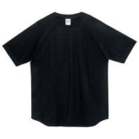 ブラック 新定番 綿100％ラグラン袖Tシャツ 106-CRT