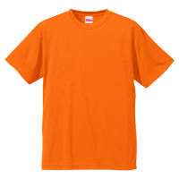 オレンジ 着心地重視 ドライ生地Tシャツ 5088-01