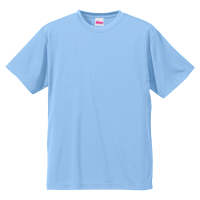 ブルー 着心地重視 ドライ生地Tシャツ 5088-01