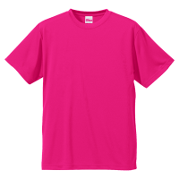 ピンク 着心地重視 ドライ生地Tシャツ 5088-01