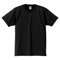 ブラック 超肉厚 Tシャツ 4252-01