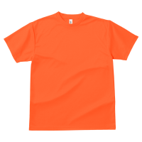 オレンジ 速乾 ドライ生地 Tシャツ 300-ACT