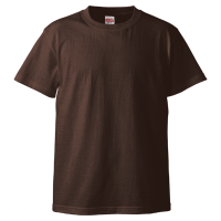 ブラウン 高品質 綿100％生地Tシャツ 5001-01
