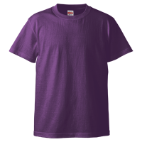 パープル 高品質 綿100％生地Tシャツ 5001-01