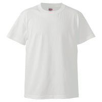 ホワイト 高品質 綿100％生地Tシャツ 5001-01