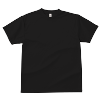 ブラック 1色プリント専用 速乾 ドライ生地Tシャツ 300-ACT