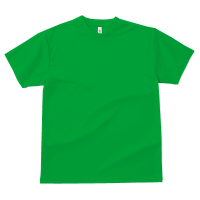 グリーン 1色プリント専用 速乾 ドライ生地Tシャツ 300-ACT