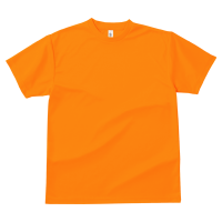 オレンジ 1色プリント専用 速乾 ドライ生地Tシャツ 300-ACT