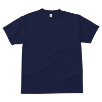 ブルー 1色プリント専用 速乾 ドライ生地Tシャツ 300-ACT