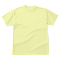 イエロー 1色プリント専用 速乾 ドライ生地Tシャツ 300-ACT