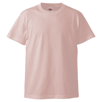 ピンク 1色プリント専用 高品質 綿生地Tシャツ 5001-01