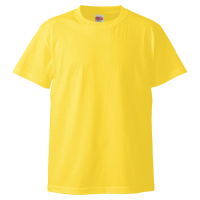 イエロー 1色プリント専用 高品質 綿生地Tシャツ 5001-01