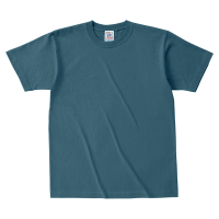 ブルー Cross Stitch オープンエンド マックスウェイトTシャツ OE1116