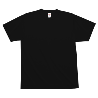 ブラック Printstar 5.8オンス　T/CクルーネックTシャツ　117-VPT